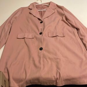 Hey guys! I’m selling a pink trench coat! It has never been worn!
